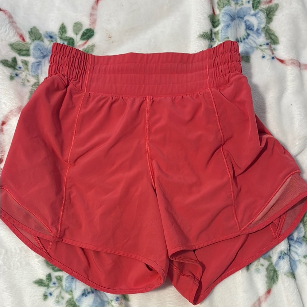 lululemon athletica Coral Athletic Shorts
